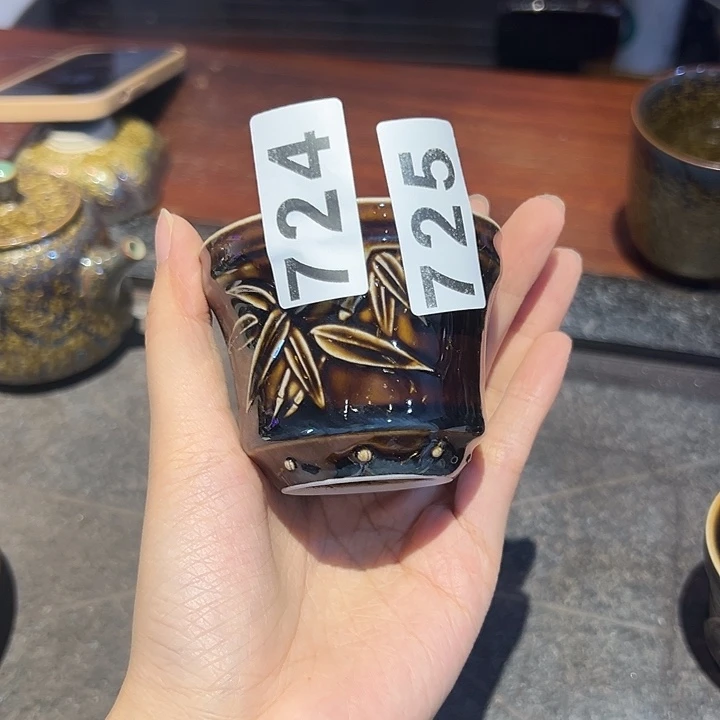 龙泉云间青瓷小米茶器