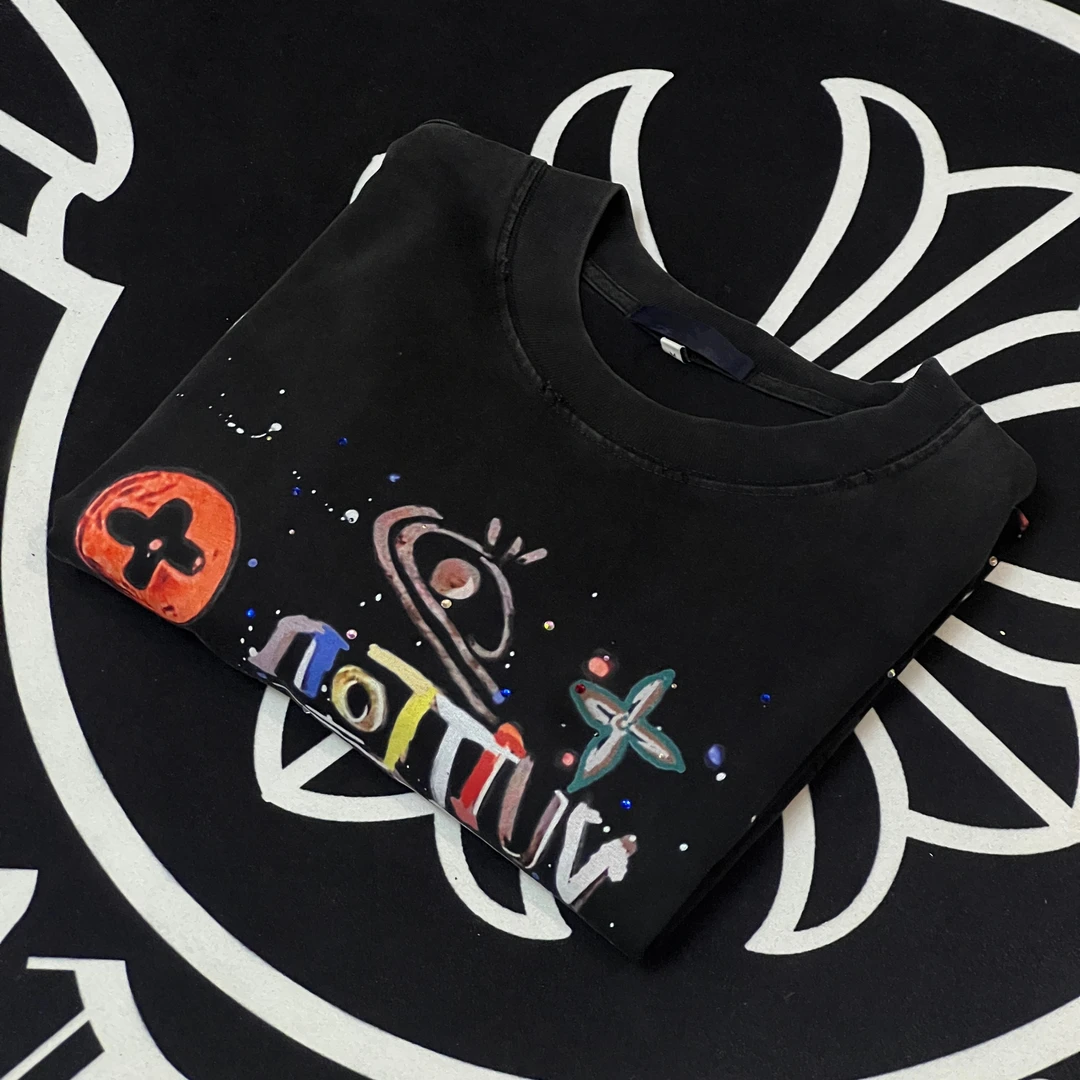 【驴驴喷绘】2025潮流新款百搭宽松休闲T恤（男女同款）