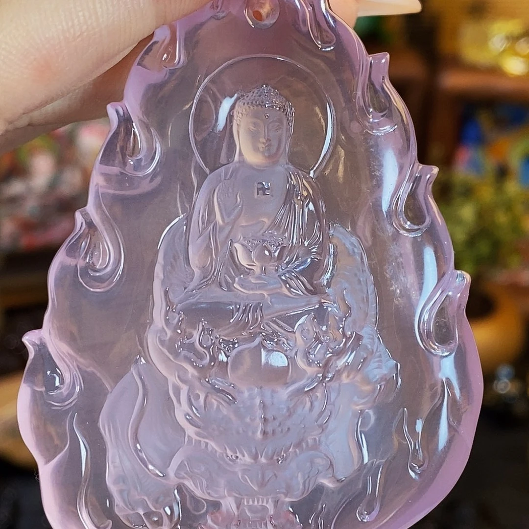 颈饰未镶嵌水晶吊墜