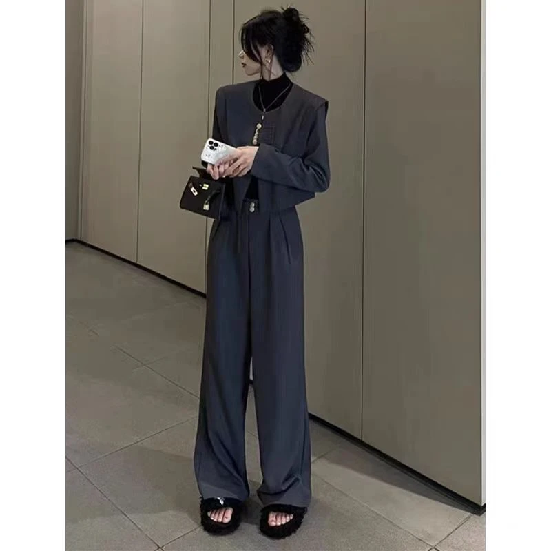 裤子8192显瘦高腰时尚休闲裤子