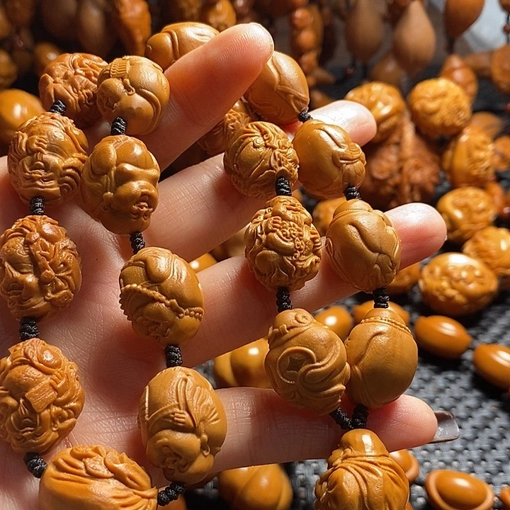 吊坠橄榄核财迷手持