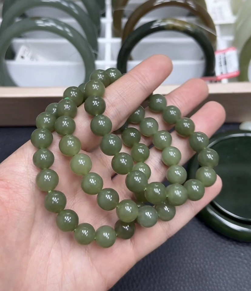 精品和田玉手串卡10（拍一发一多样性发