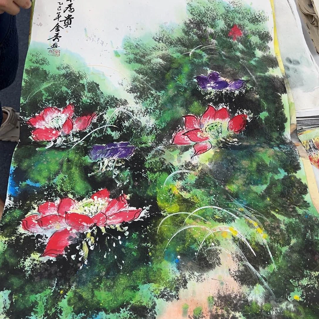 国画纯手绘作品欣赏