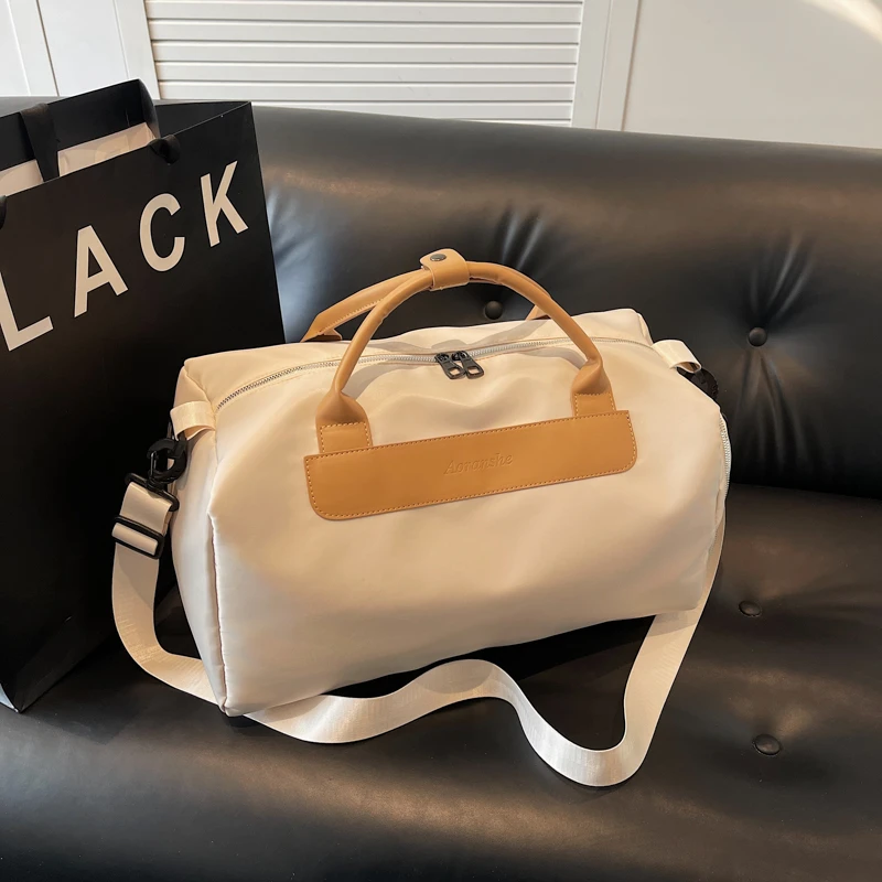 大容量防水短途旅行袋行李包干湿分离独立鞋位登机包收纳健身瑜伽