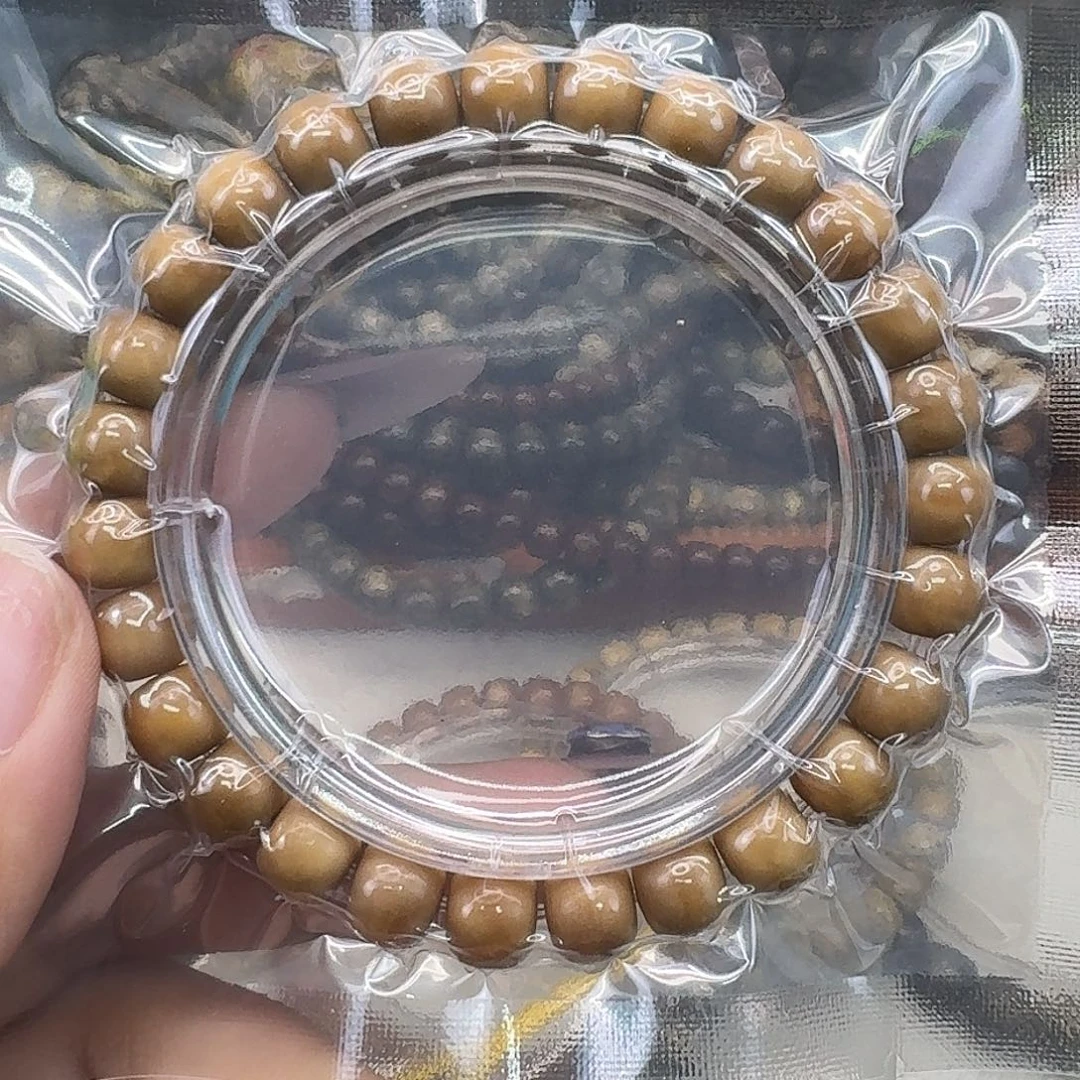 手串星月菩提9傲世糯冰龙脊菩提98