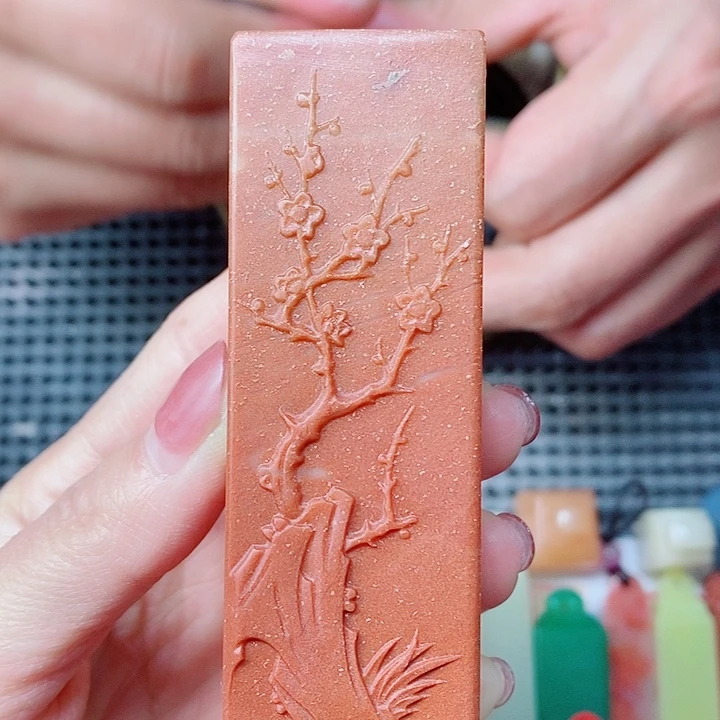 寿山石现场直播。梅花