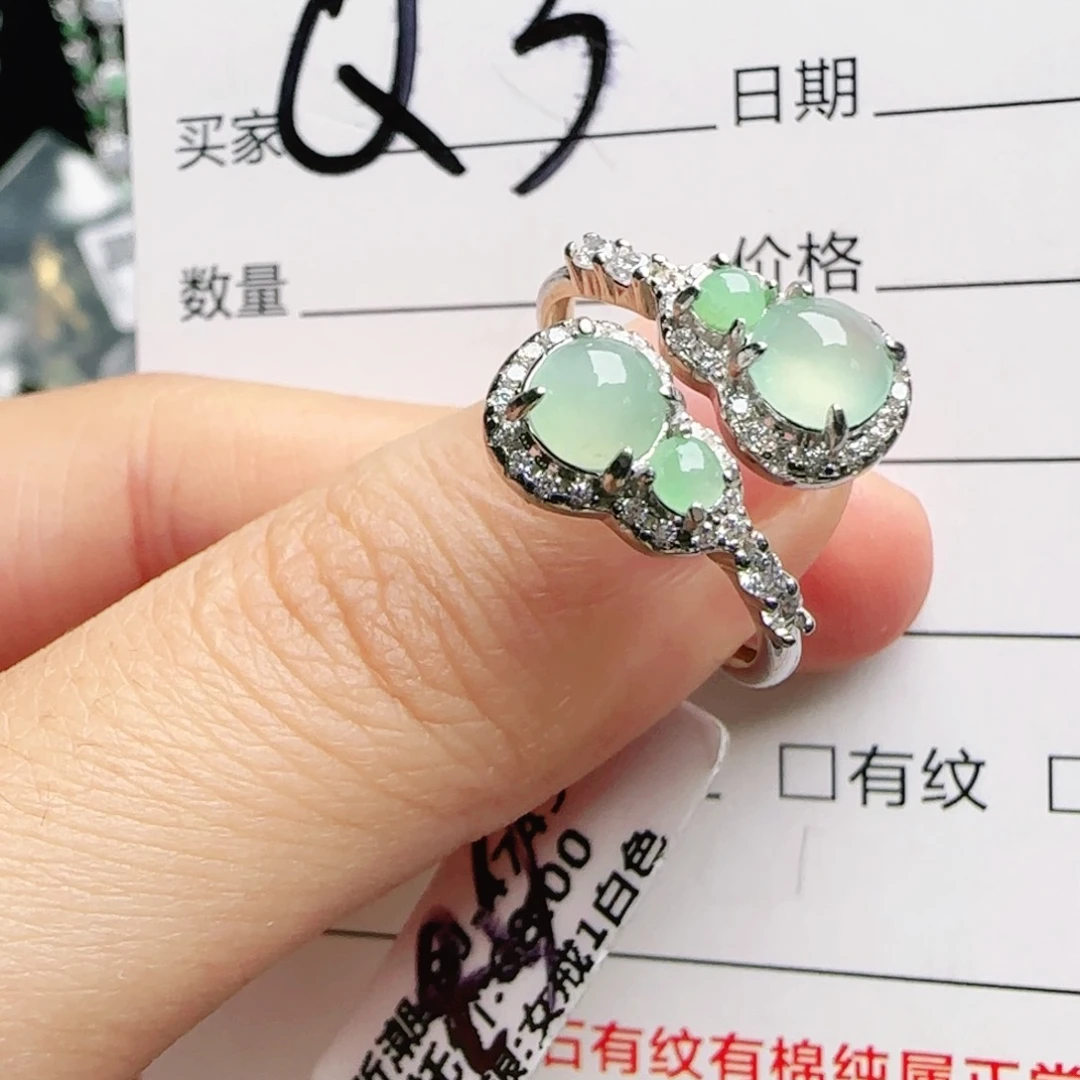 银S925镶嵌手链翡翠