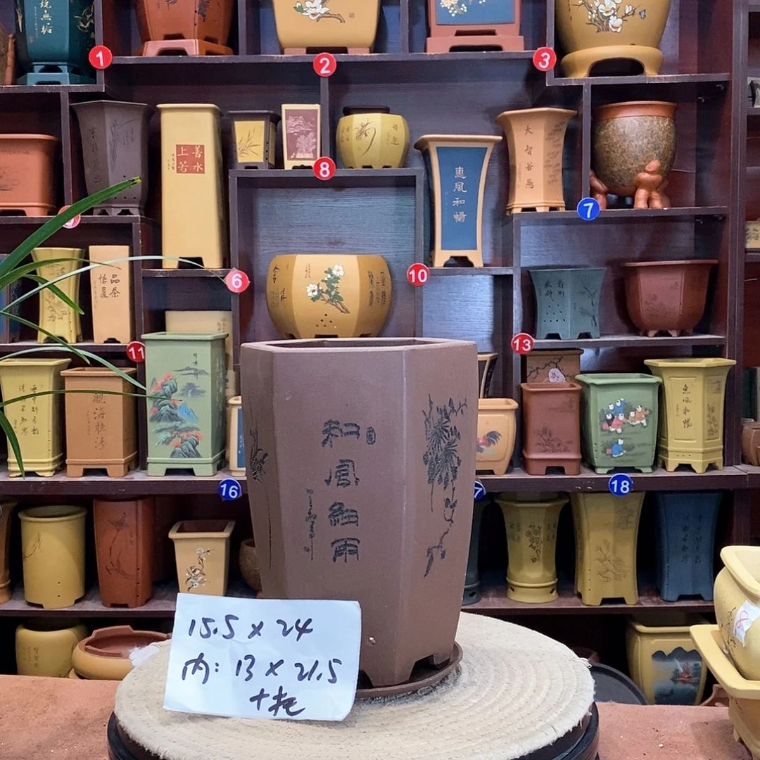 紫砂花盆紫砂花盆