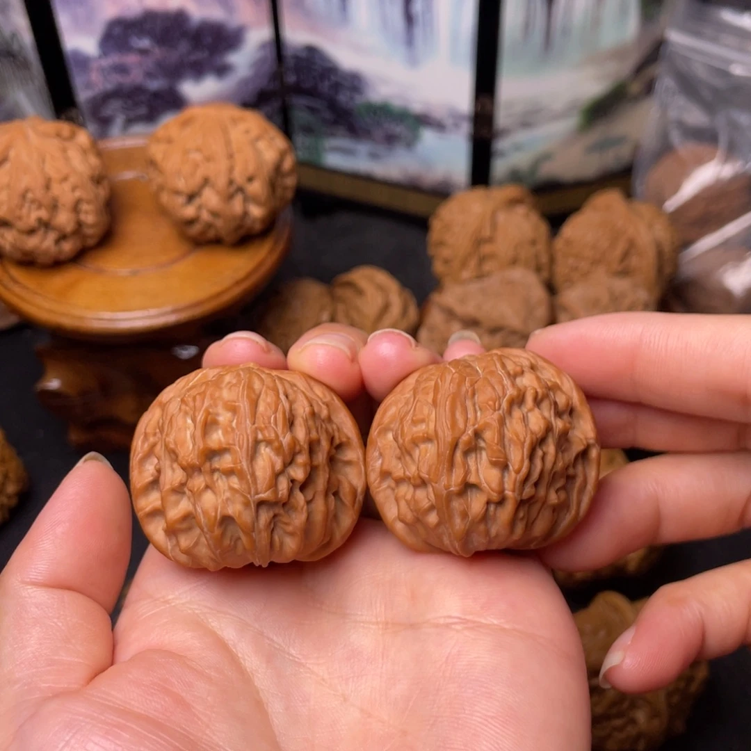 把件文玩核桃38.5全品磨