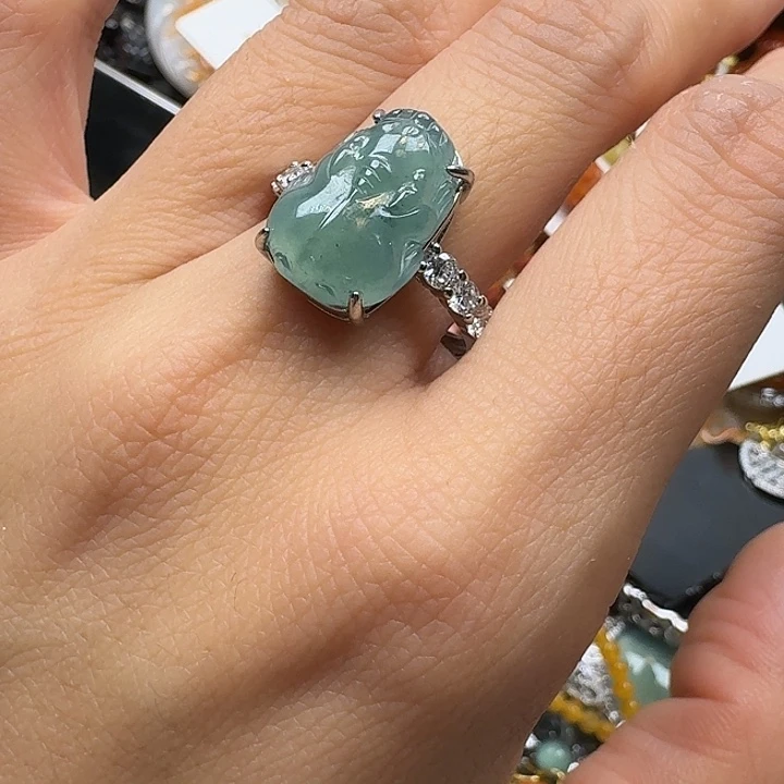 翡翠未镶嵌项链翡翠