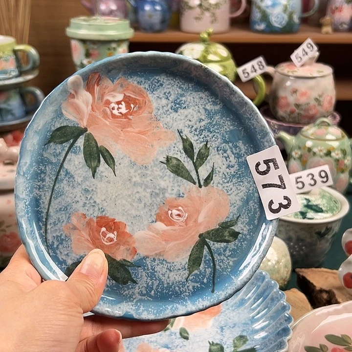 杯景德镇陶瓷手绘作品573