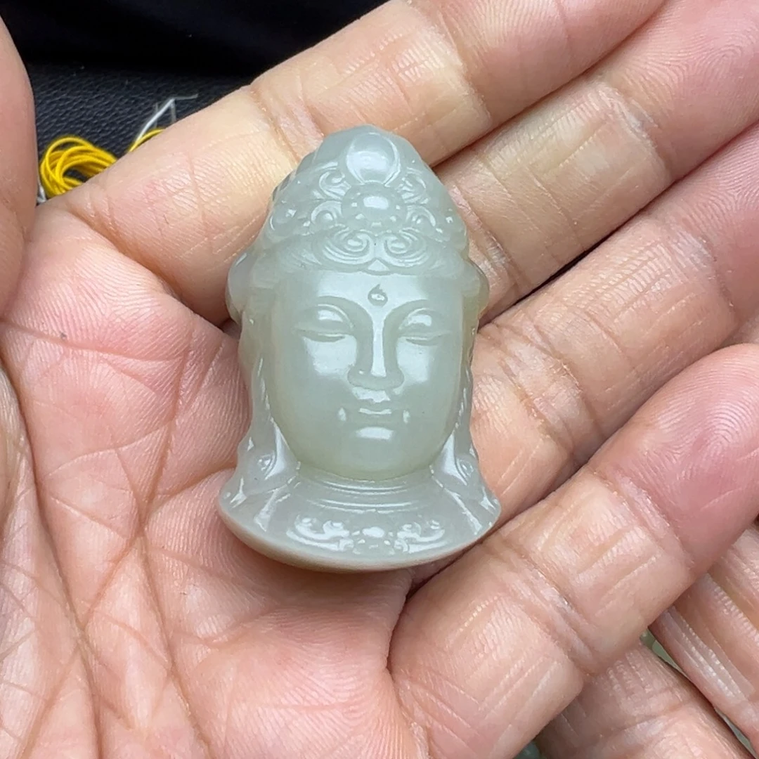 和田玉（糖玉）未镶嵌吊坠(不含链)