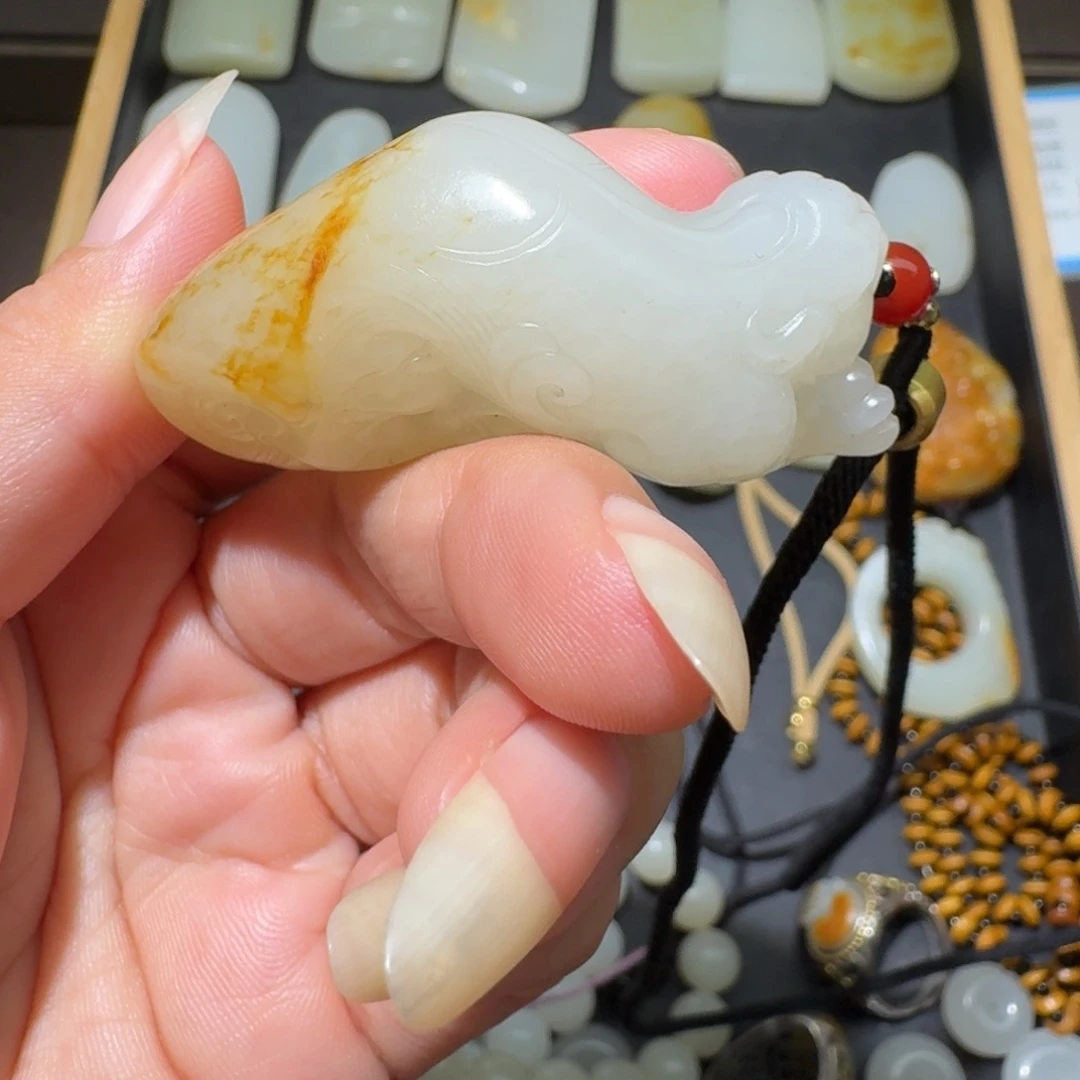 和田玉未镶嵌吊坠(不含链)