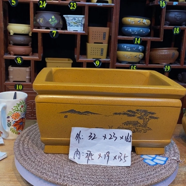紫砂花盆紫砂花盆