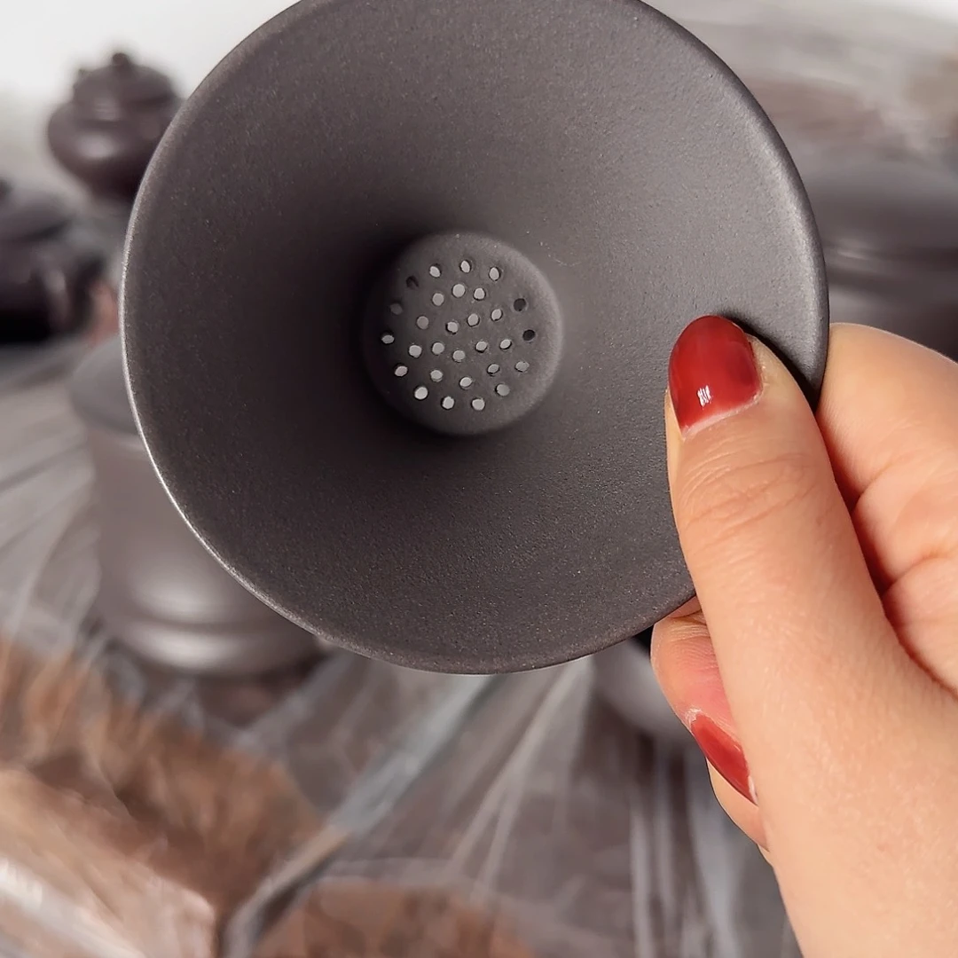 紫砂茶壶黄龙山原矿天青