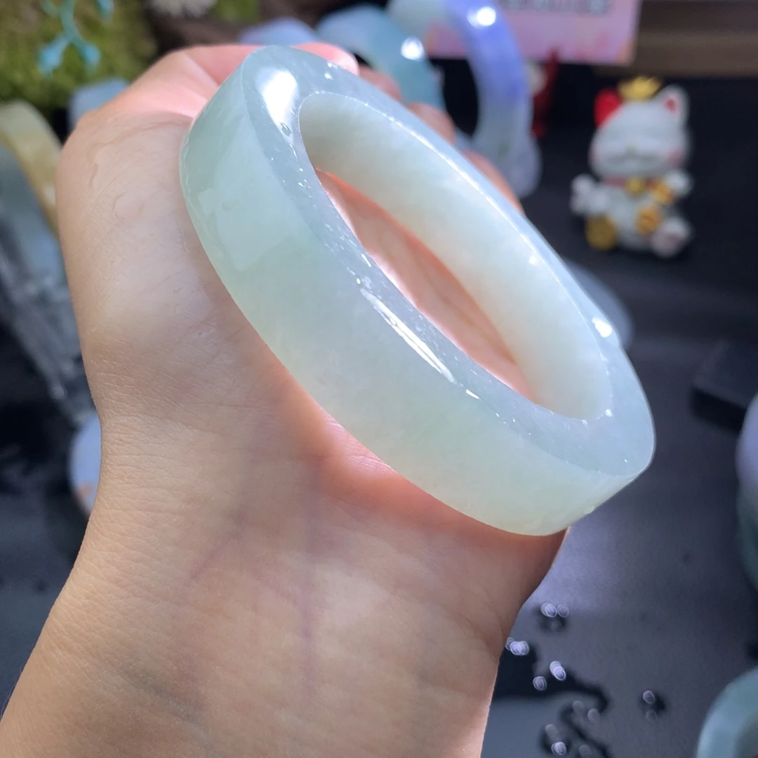 定制翡翠手镯56-60正圈未镶嵌