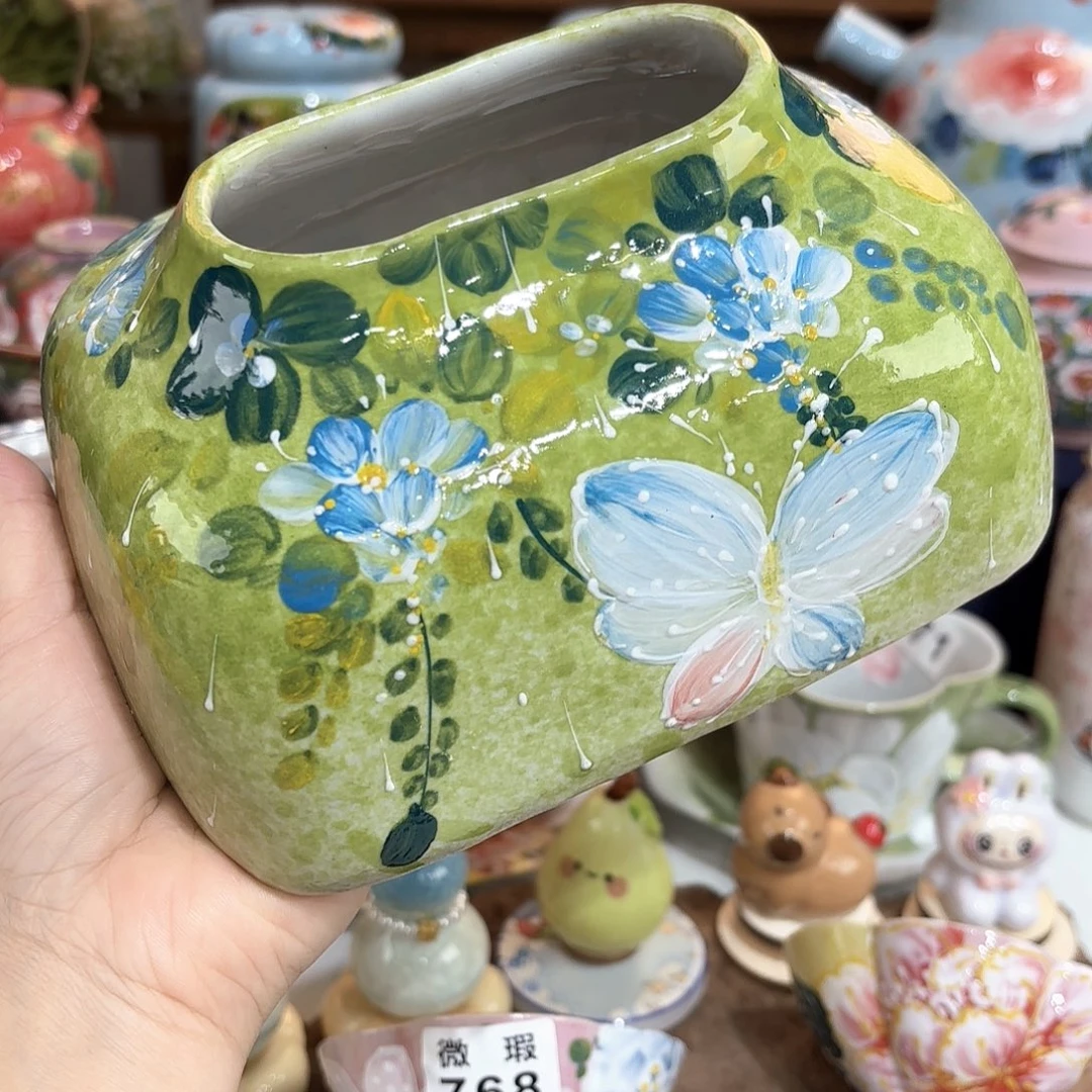 景德镇手绘高温釉下彩陶瓷茶具