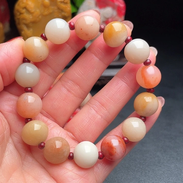 田黄石昌化石印章闲章把件多宝手串