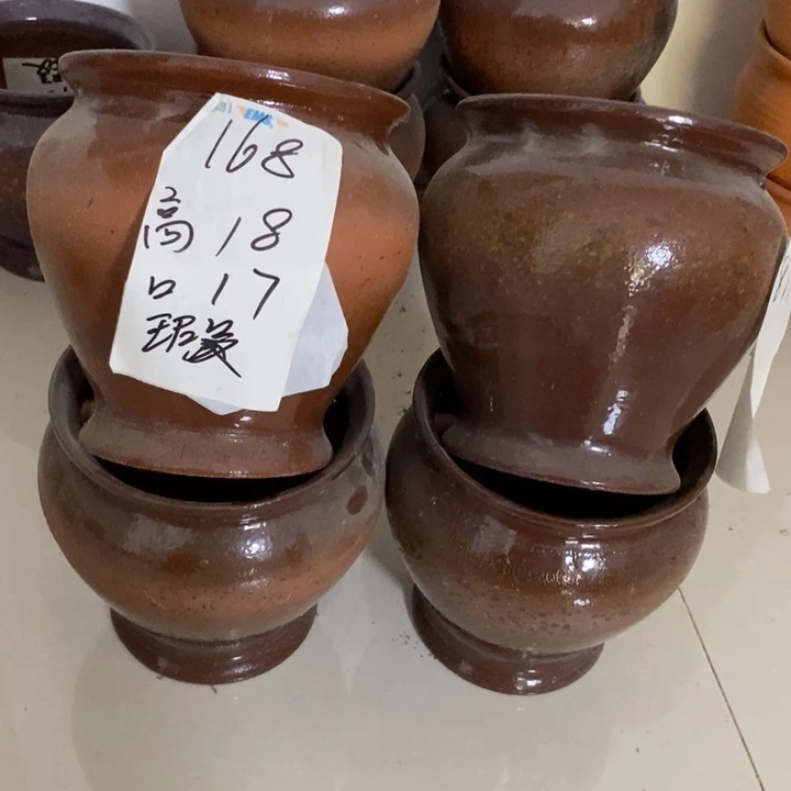 粗陶红陶绿植花盆168
