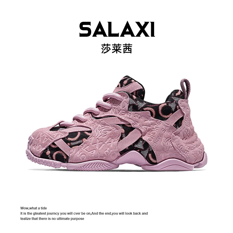 SALAXI/莎莱茜2025冬季保暖刺绣印花男女潮鞋明星同款美式鞋子