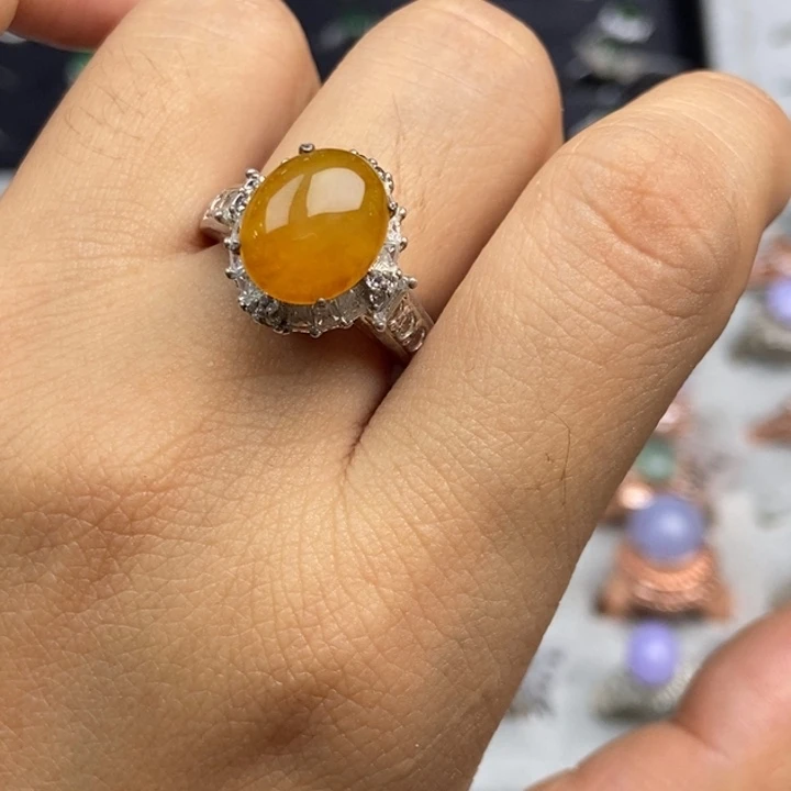 翡翠戒指合金戒指