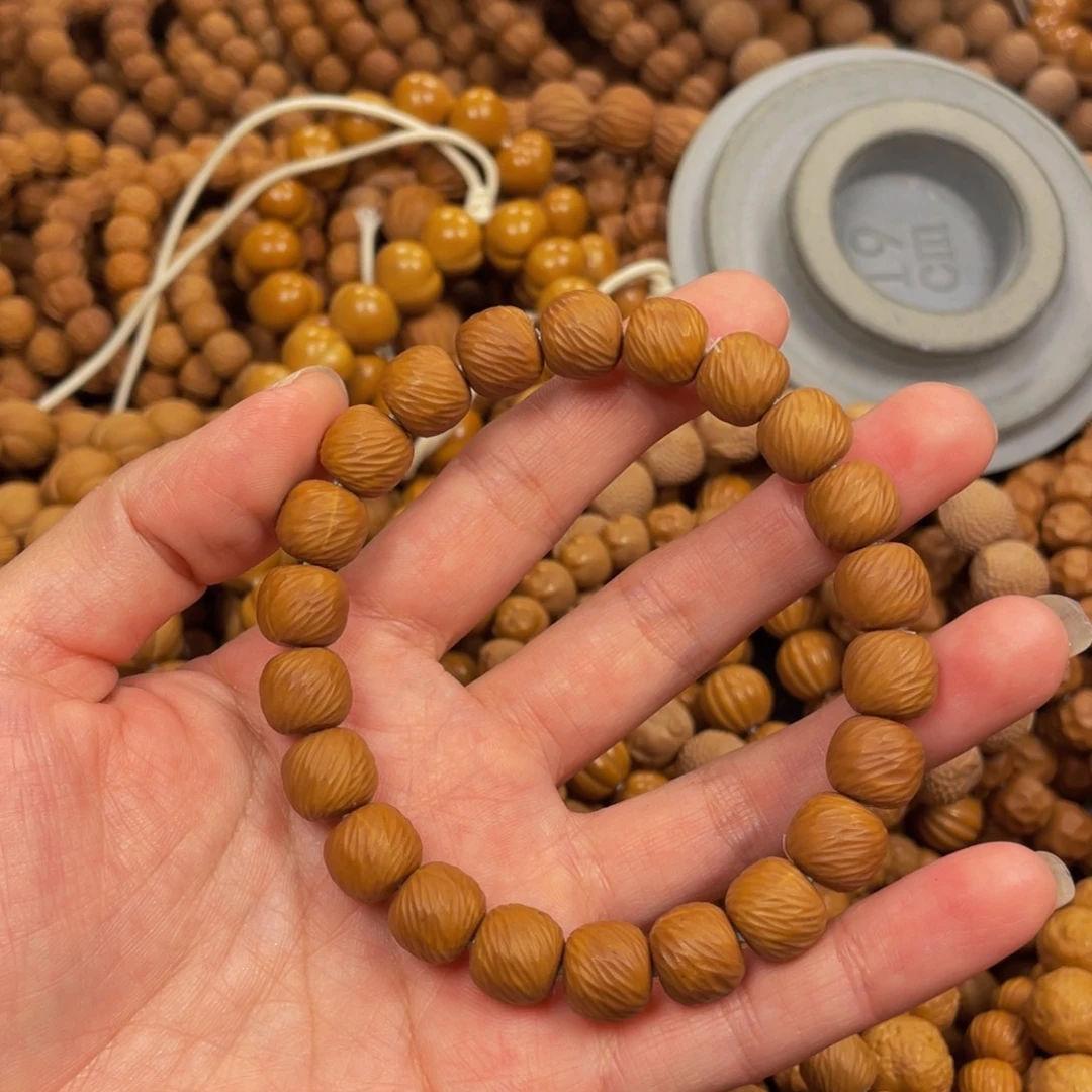 核桃手串/手链微瑕云锦