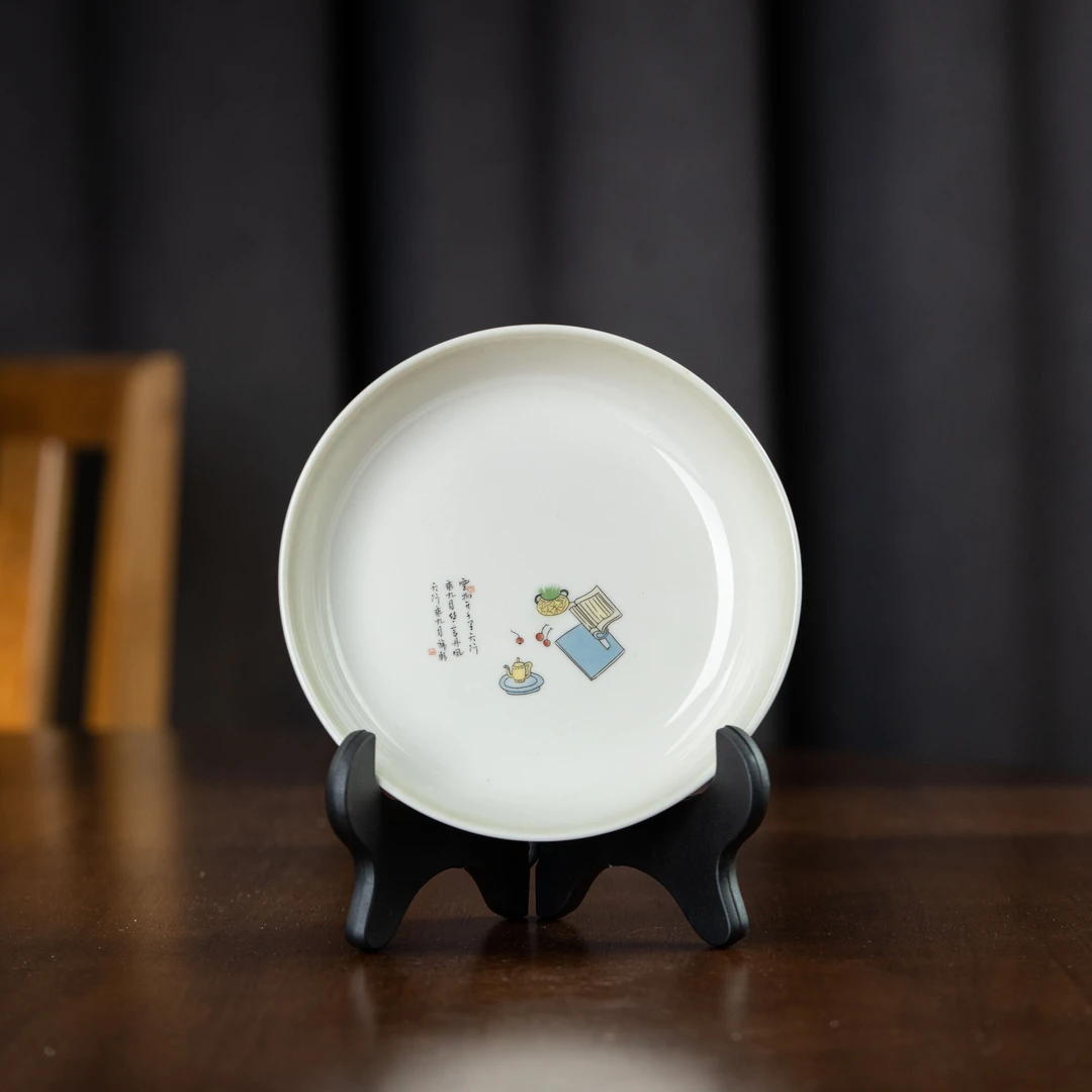 625壶承 书 14.5cm 瓷器家用茶周边