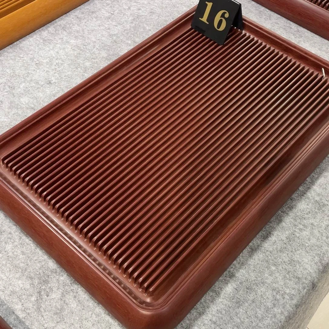 【闪购商品】箛*电木茶盘60405红檀色电木啊