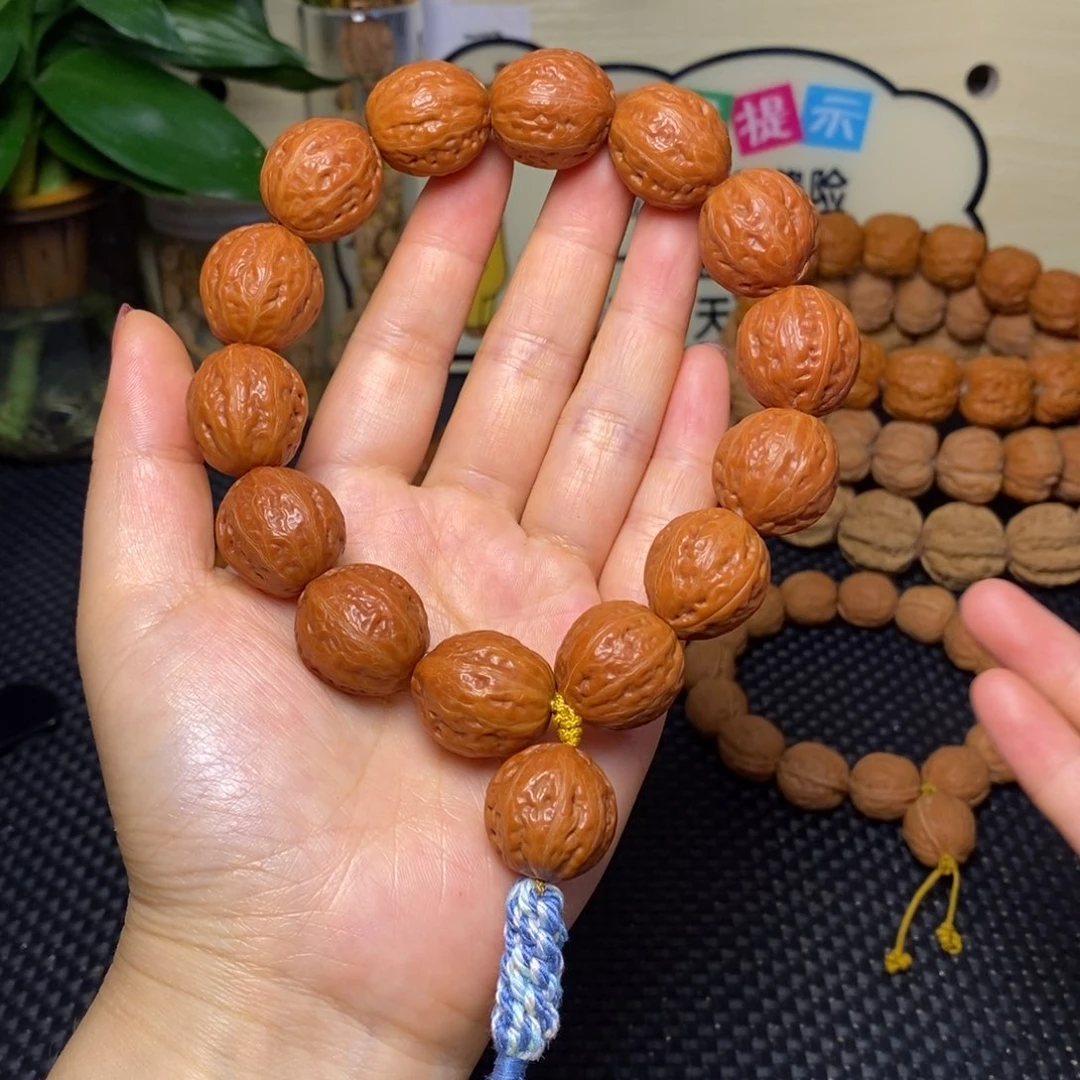文玩核桃手串20光头手持
