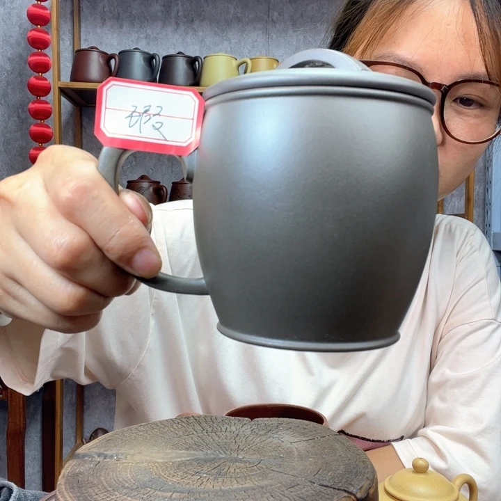 茶杯紫砂原矿紫砂杯