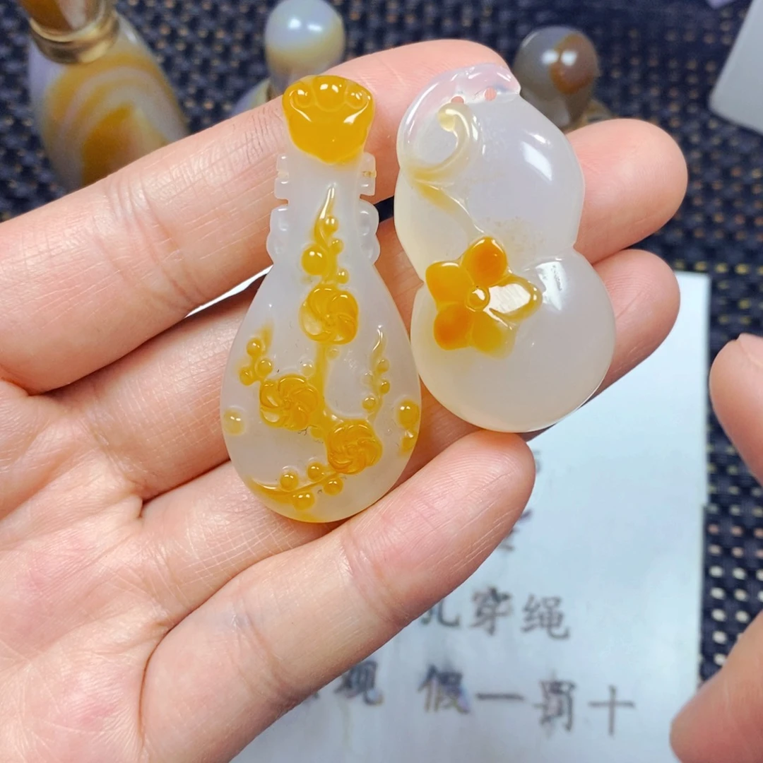 玛瑙/玉髓颈饰未镶嵌用****3336