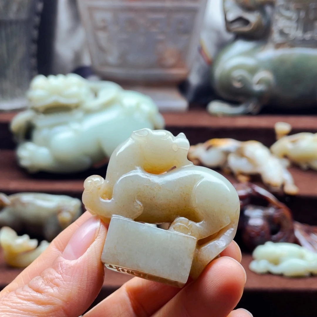 吊坠白玉菩提摆件