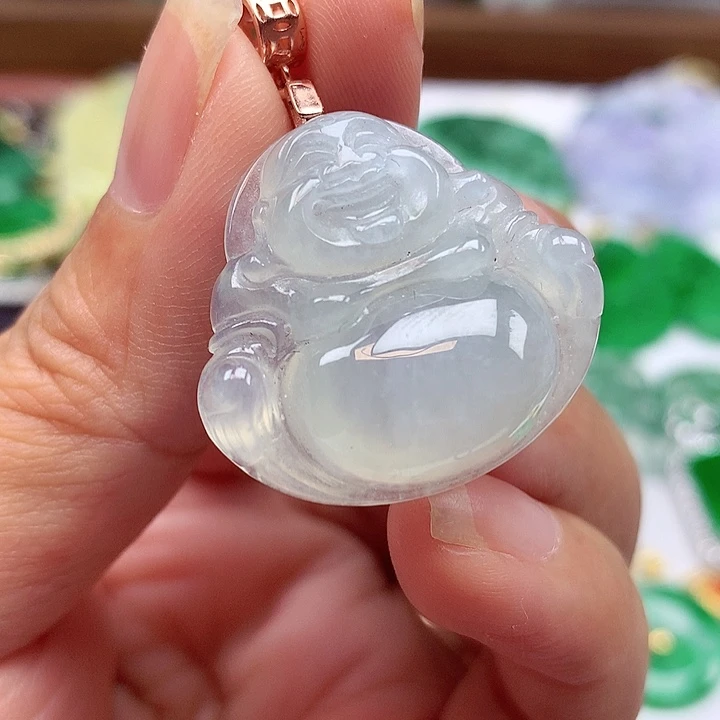 翡翠银S925镶嵌颈饰翡翠