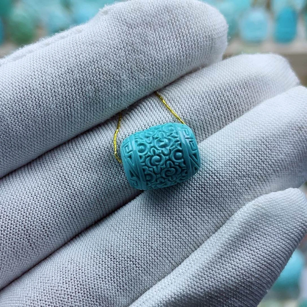 未镶嵌绿松石珠宝奇石