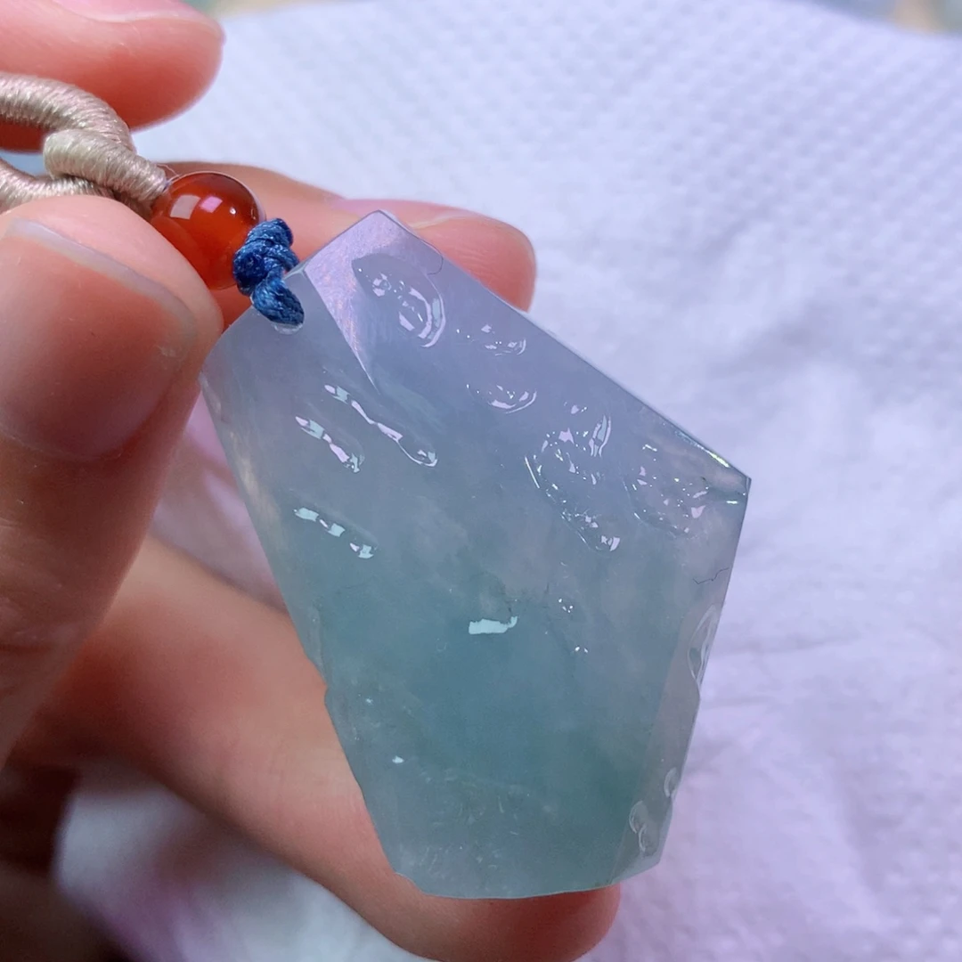 翡翠未镶嵌吊坠(不含链) 6624