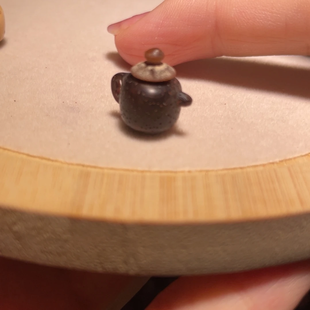 星月菩提吊坠黑金茶壶一套