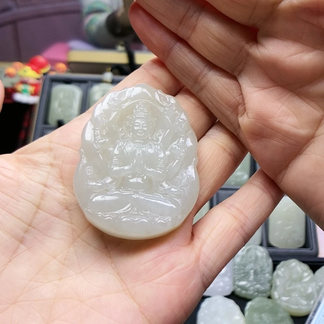 和田玉颈饰未镶嵌妞*