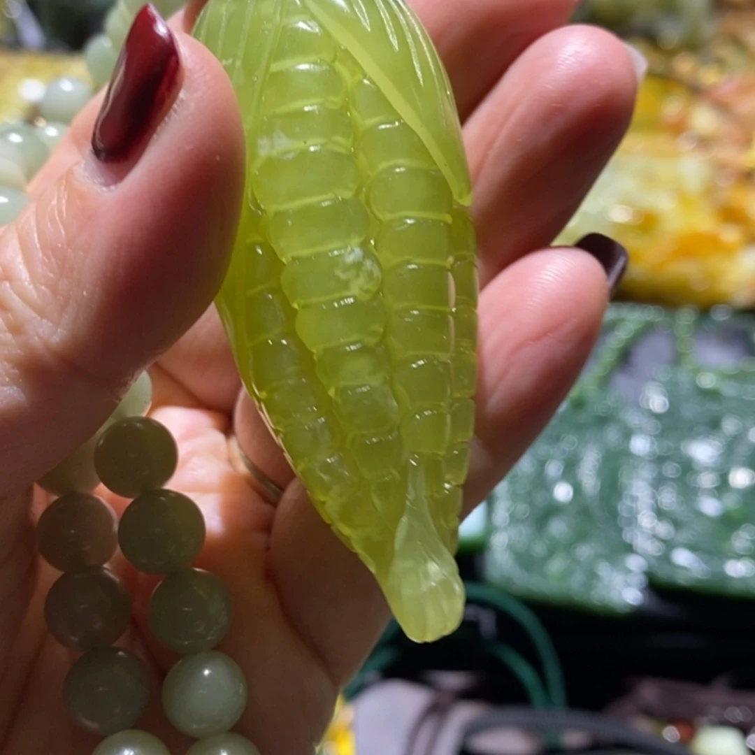 【闪购商品】岫玉毛衣链未镶嵌