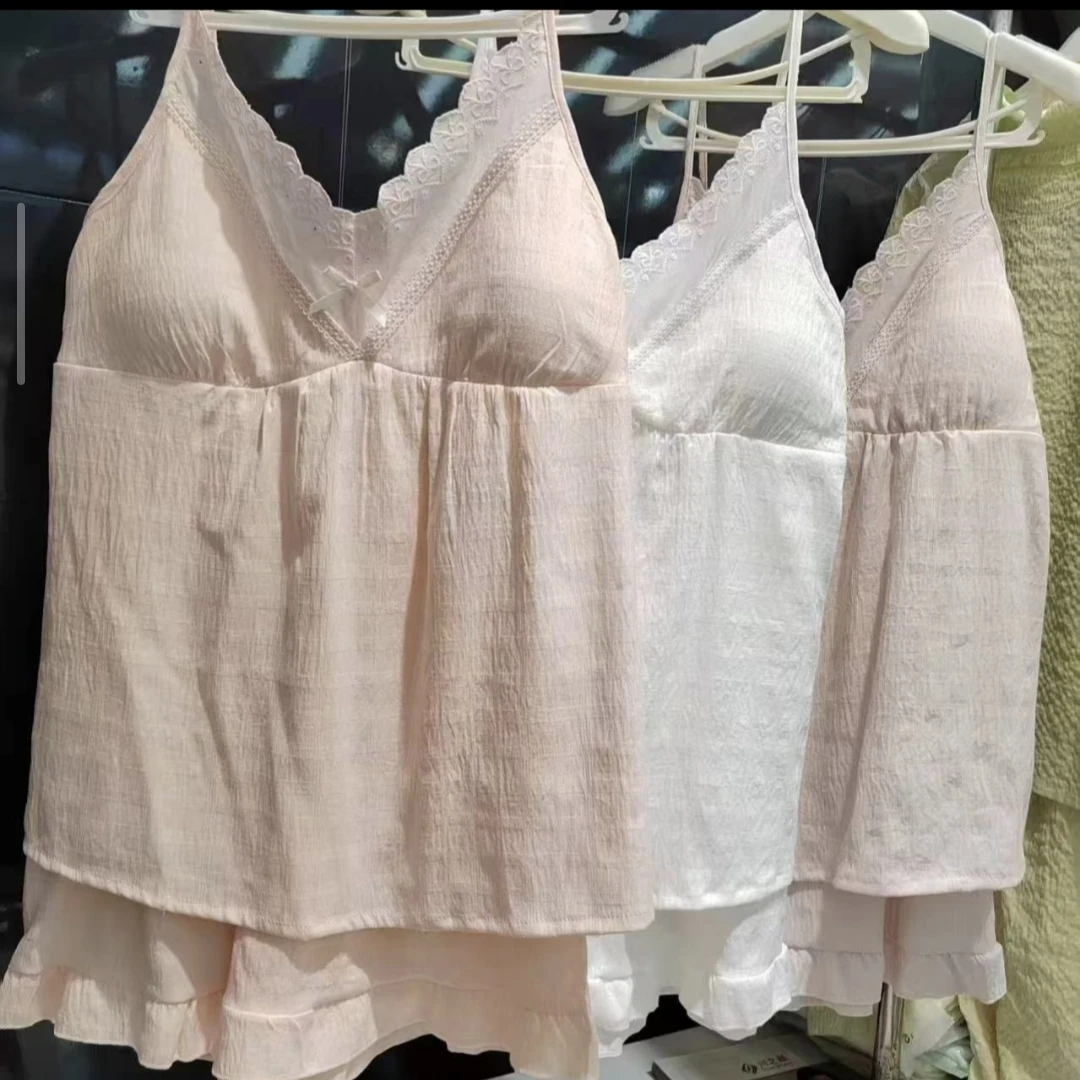 5591仙坤布拉格吊带套睡衣