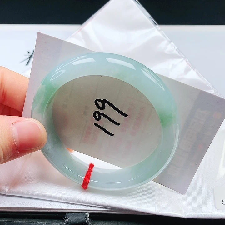 翡翠手镯未镶嵌53➕圈口