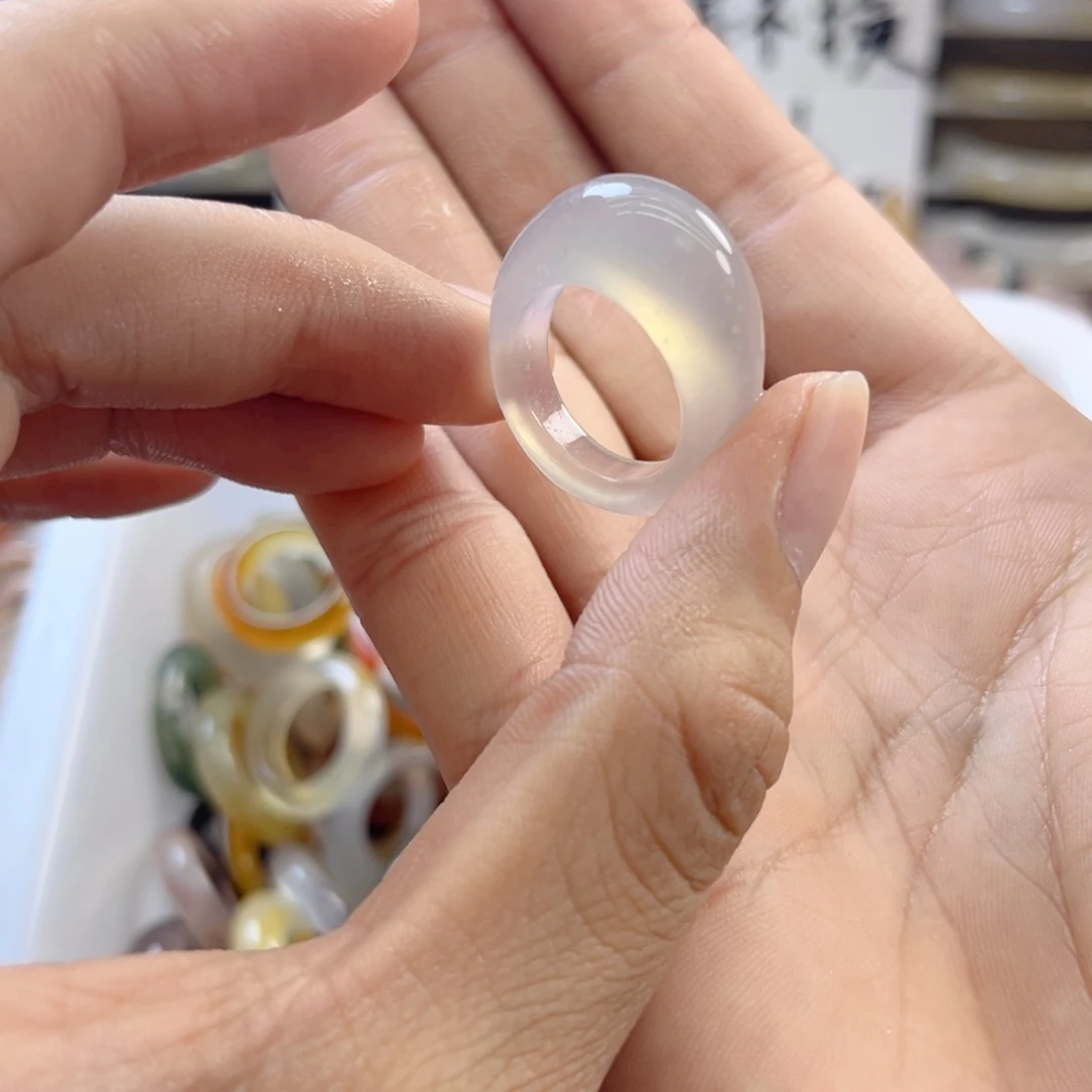 玛瑙/玉髓未镶嵌戒指162