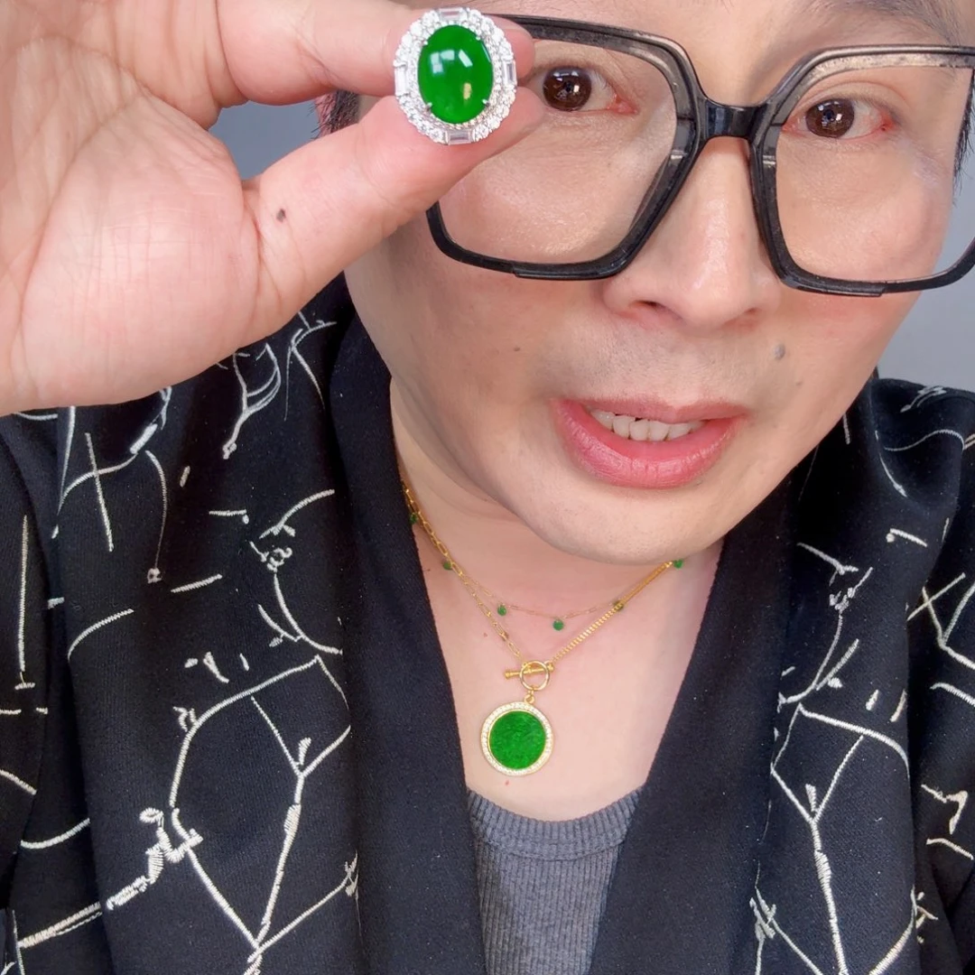 翡翠颈饰未镶嵌一个