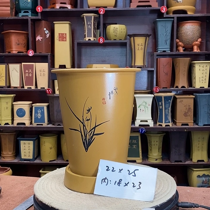 紫砂花盆紫砂花盆