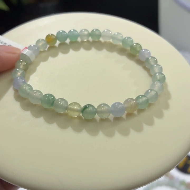 未镶嵌手链翡翠冰胶马卡龙卡6