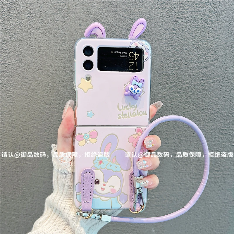 （三星zflip4系列）透明折叠壳适用三星zflip4/三星zflip3手机壳潮