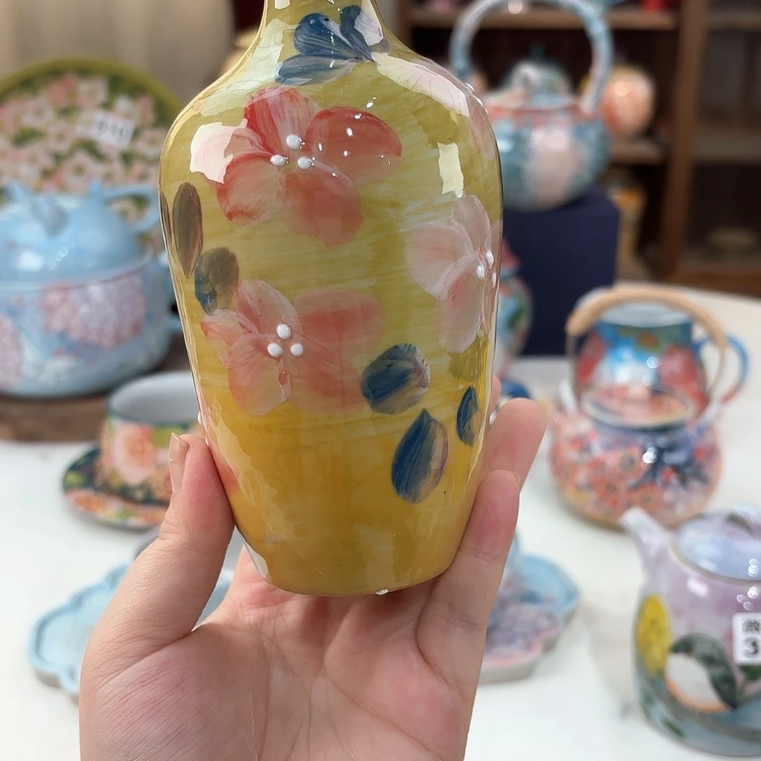 景德镇手绘高温釉下彩陶瓷茶具