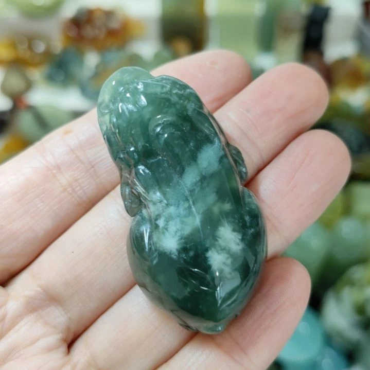 岫玉未镶嵌挂坠款式