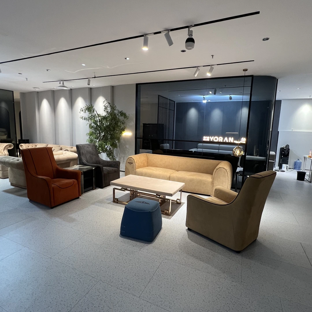 宾家慕尚客厅沙发2800*980*780实木框架高品质磨砂绒布外单定制款