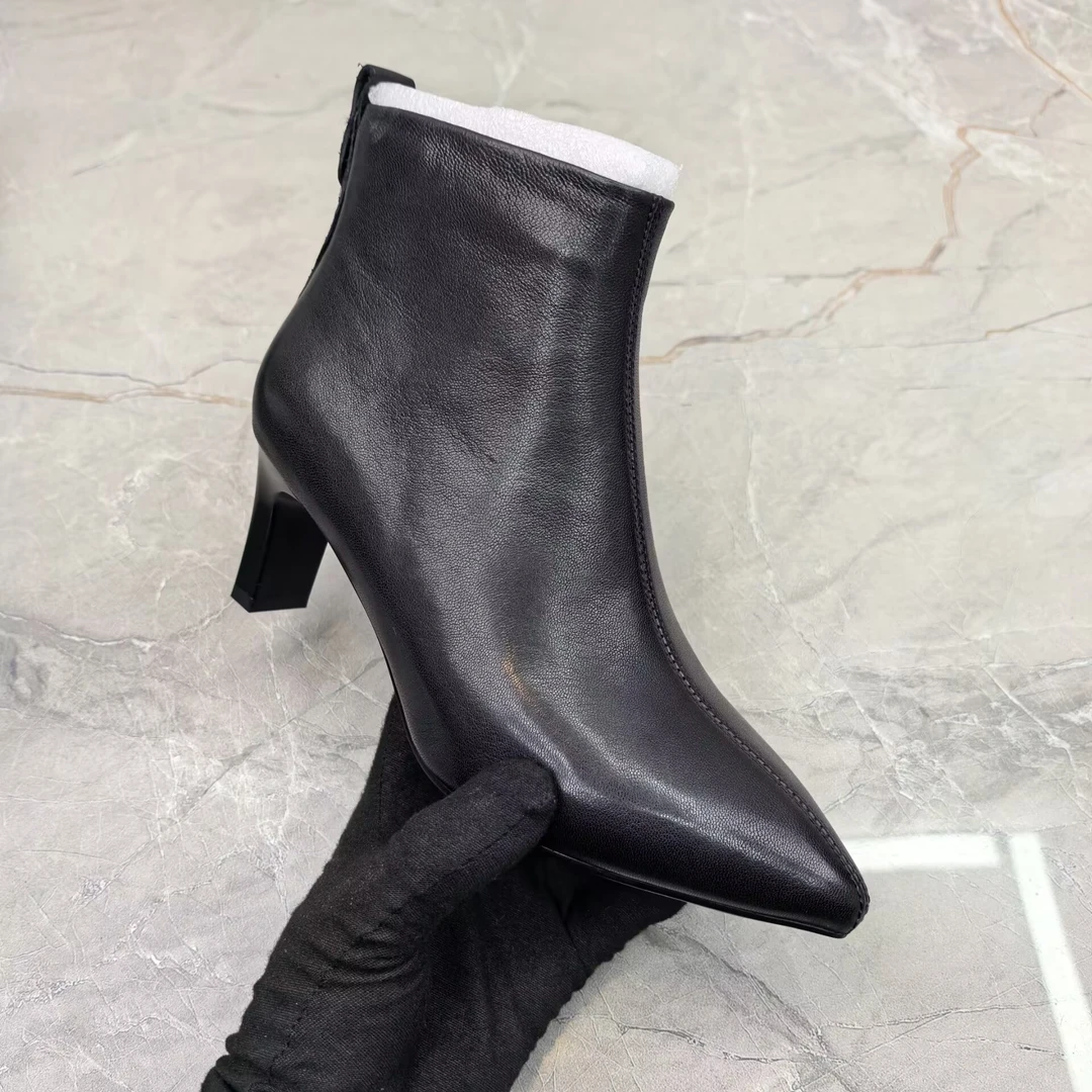 bef（孤品）37/36/35码短靴女靴子 07001羊皮