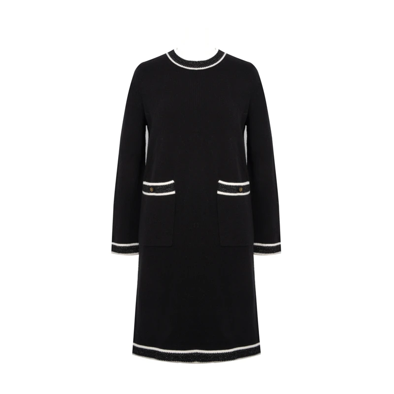 【籽言专属】她翼冬季连衣裙小香风针织时尚女士AW2241354799